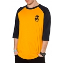Koszulka Cult Faded 3/4 Sleeve Yellow / Blue